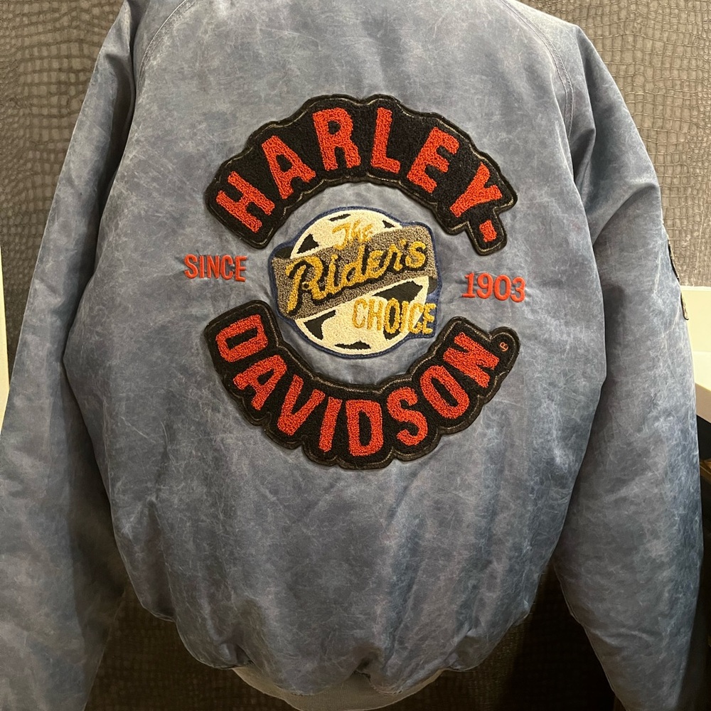 Harley-Davidson Blue Bomber Jacket